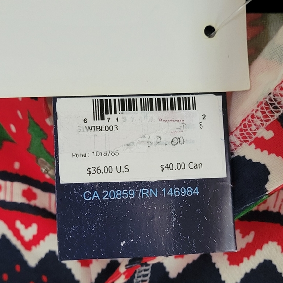 ITTLE BLUE HOUSE Hatley Isle Bear Onesis Adult Size 8 Christmas Winter - Picture 10 of 10